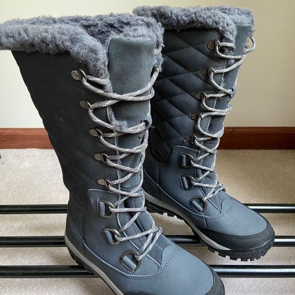 BEARPAW Women Isabella Tall Leather Boots - NEW NWOB - Picture 3 of 8